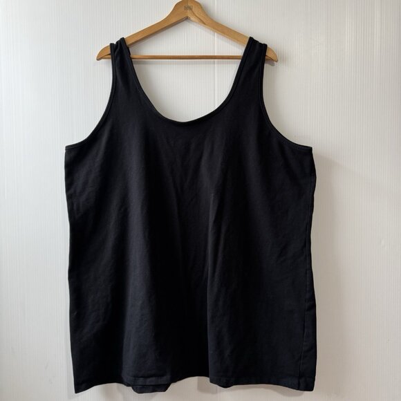 Torrid Double Scoop Tunic Sz 6X Black Tank Top Women’s - Picture 2 of 10